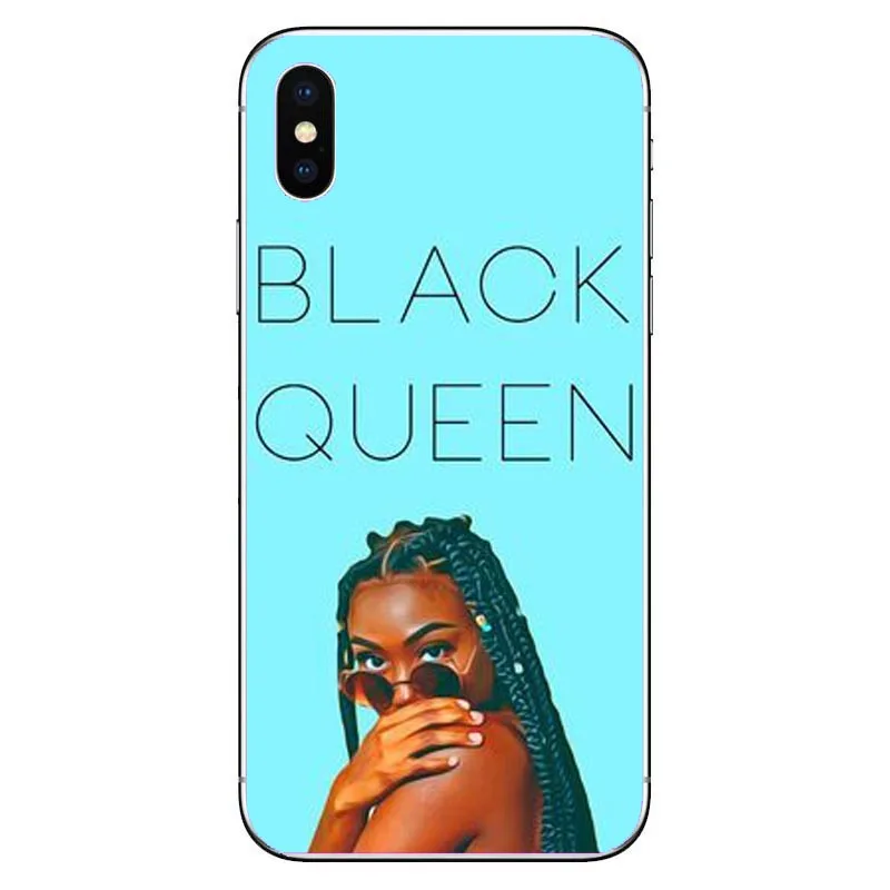 Мягкий силиконовый чехол для телефона с изображением афро девушек iPhone11Pro 6Plus 6SPlus