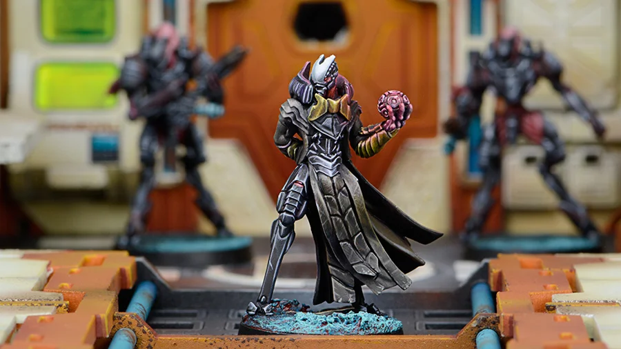 [Loong Way Miniatures] Corvus Belli Infinity 0679 пневматическая Арка UR HEGEMONY 32 мм Металлические