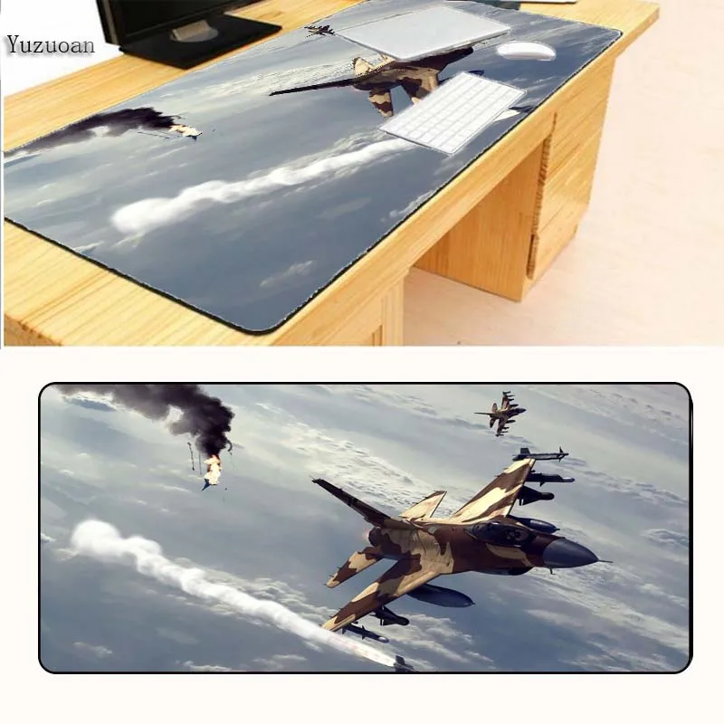 Yuzuoan,, большой край, блокировка, мой любимый самолет, Airbus, кабина для геймеров, скоростные мыши, розничная, маленький резиновый Настольный коврик для мыши