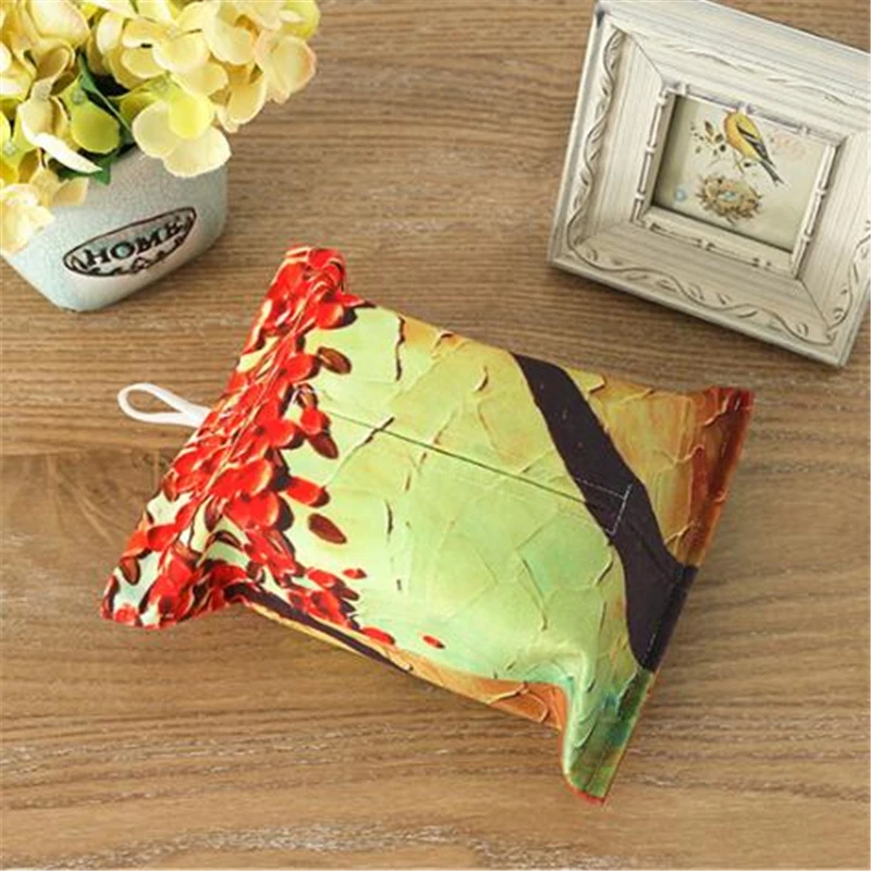 Тканевый чехол для домашнего автомобильного хранения салфеток контейнер