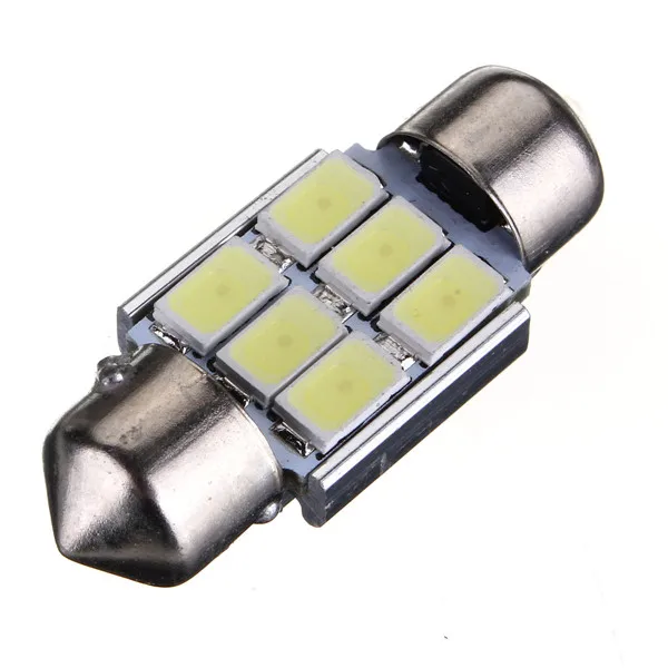 1 шт. большая акция чистый белый 31 мм 5630 SMD 6 светодиодный Авто купольная гирлянда