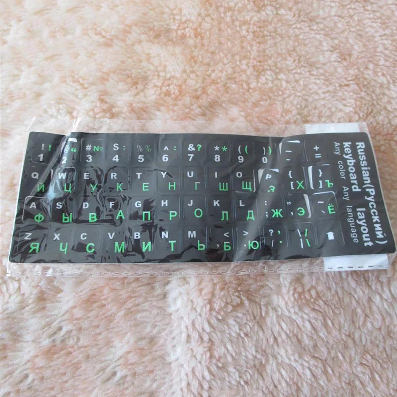 Наклейка на клавиатуру ноутбука ACCNIC RU для MacBook ПК клавиатуры 10 &quotдо 17&quot