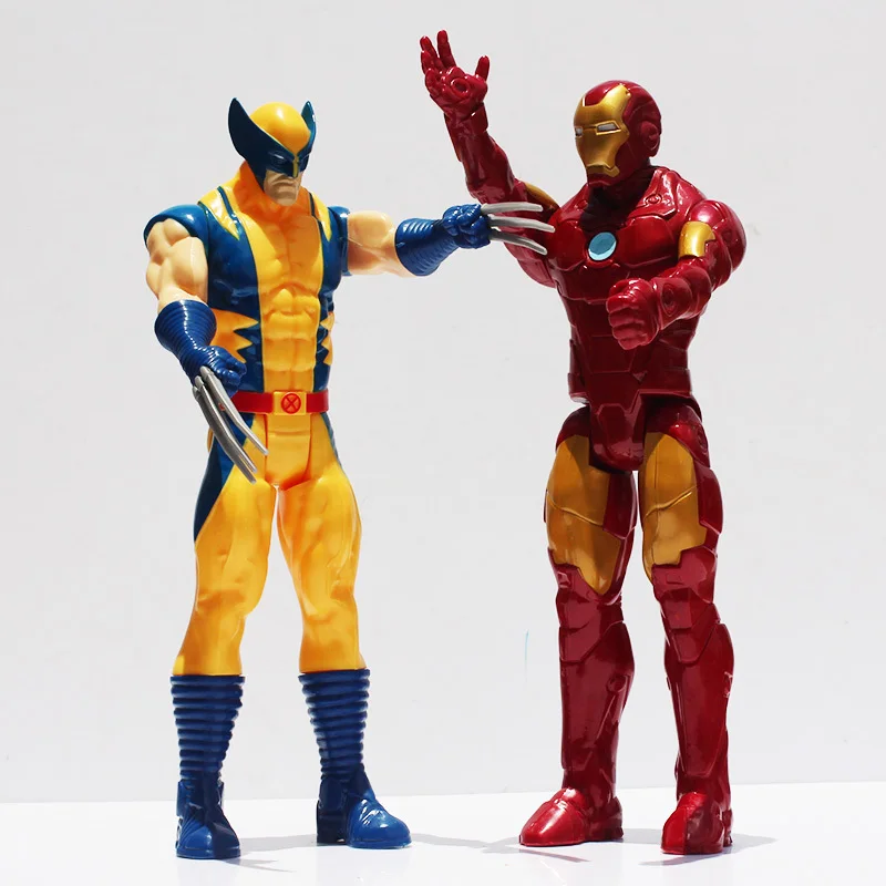 2 Pz/lotto супер герой X men Железный человек фигурка игрушка колледж ПВХ Bambole Giocattoli 12