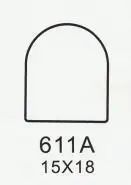 611A 15X18 10 пар/лот; женские туфли на высоком каблуке; Диаметр 2,5 мм; Сменные стопоры на каблуке; женские туфли на шпильках; Туфли на каблуке для ремонта - Цвет: 611A 15X18