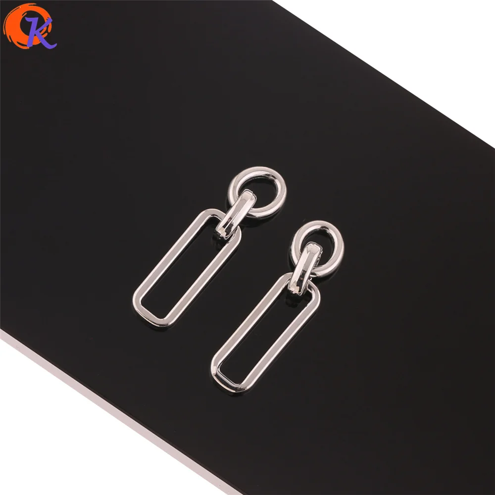

Cordial Design 50Pcs 10*40MM Jewelry Accessories/Earring Connectors/Ring Chain Shape/DIY Making/Hand Made/Earring Findings
