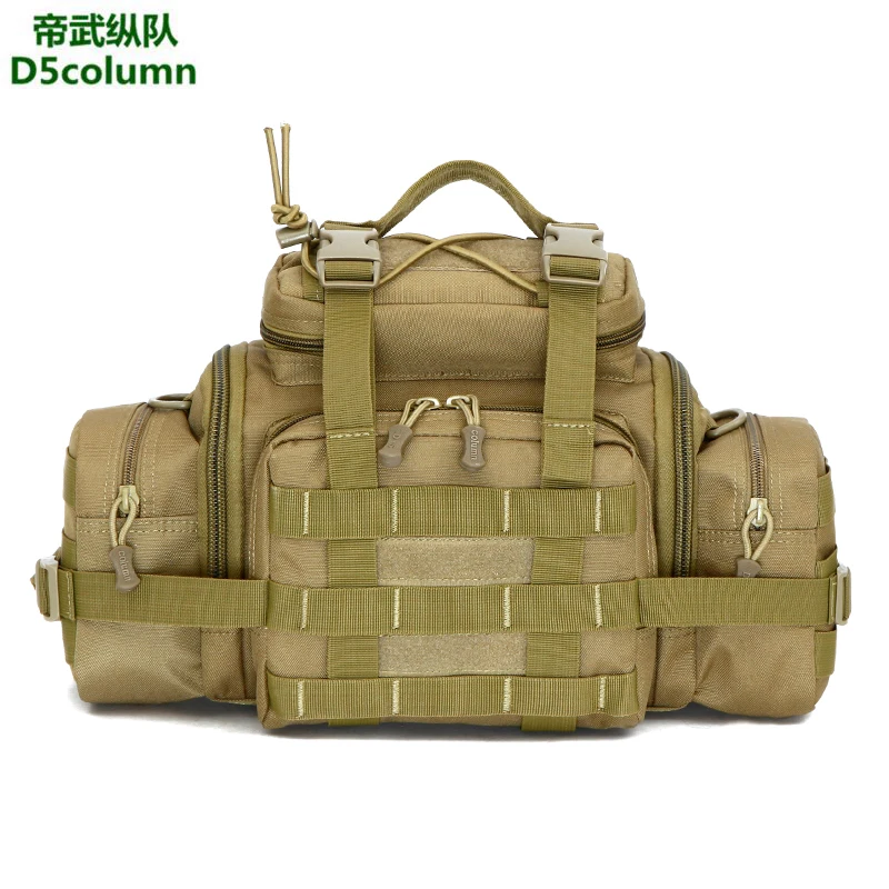 D5Column Большая Таблетка Камеры Тактика Мужчины Военный Плеча Молл Поход Сумки Ripstop