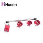 БДСМ игрушки из нержавеющей стали регулируемый разбрасыватель стержень набор бондажа унисекс секс наручники манжеты на лодыжку Фетиш фиксаторы скобы