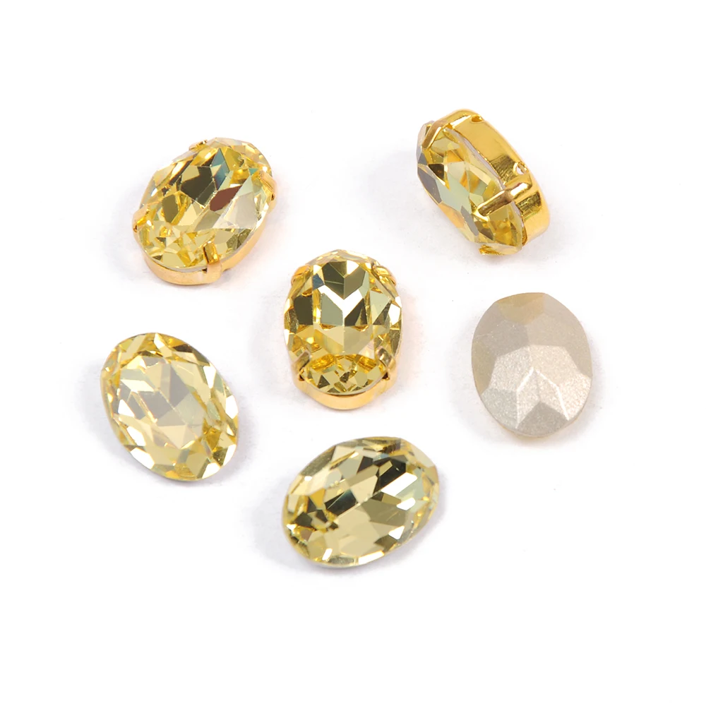 Jonquil Strass 4128 XILION Oval Fancy Stone Rhinestones Point back crystal fancy glass stone for hair decoration jewelry | Дом и сад
