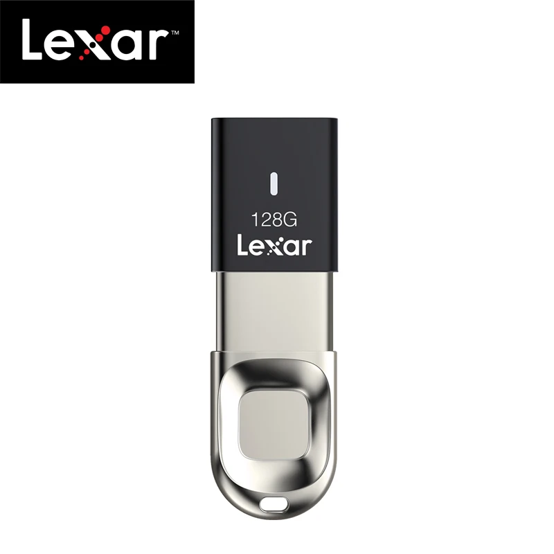 100% Оригинальный Lexar Распознавание отпечатков пальцев USB 128 ГБ F35 3 1 флеш накопитель