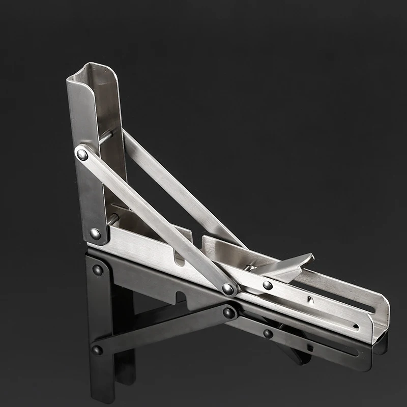 2 шт. складной кронштейн из нержавеющей стали Настольный полка скамейка вес 200 кг