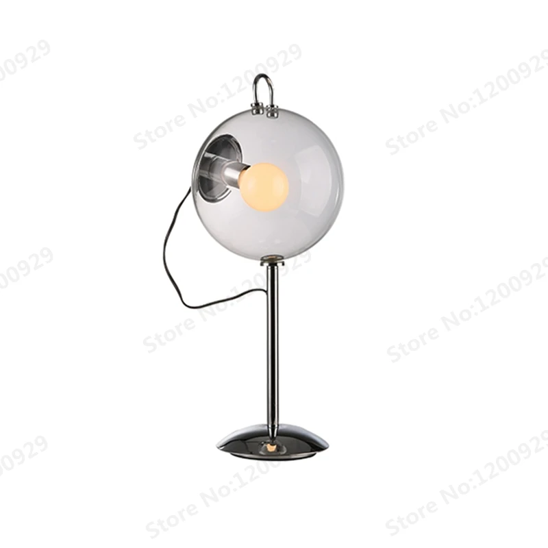 

Modern Office Desk Lamp E27 Metal Base Glass Lampshade Table Lamp Lighting Fixtures Living Room Bedroom Home Bar Decoration