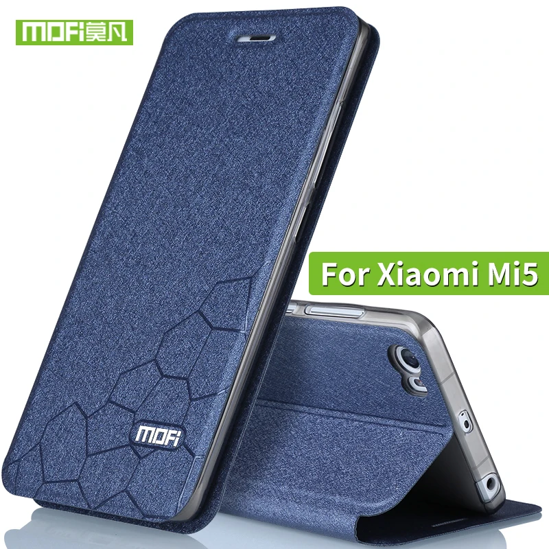 Чехол для xiaomi MI5 чехол с откидной крышкой из силикона и кожи оригинальные mofil 5