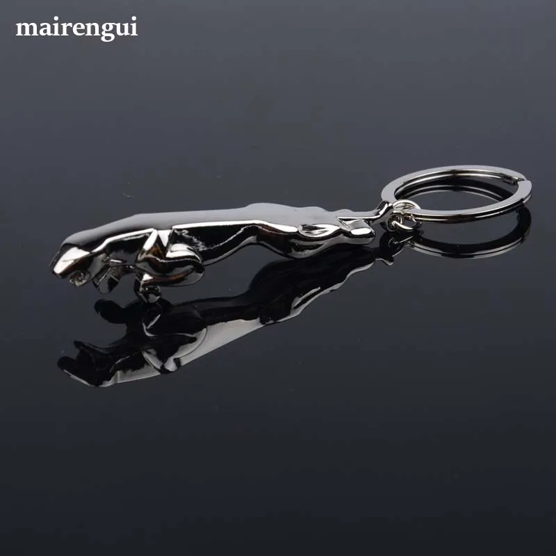 Крутой 3D леопардовый автомобильный брелок для honda Jaguar XK XF chevrolet ключей мужская и