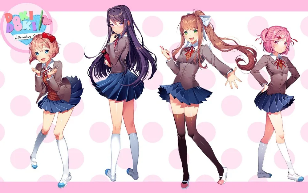 2018 Doki Literature Club Sayori Cos Yuri Natsuki обувь для костюмированной вечеринки ботинки в стиле