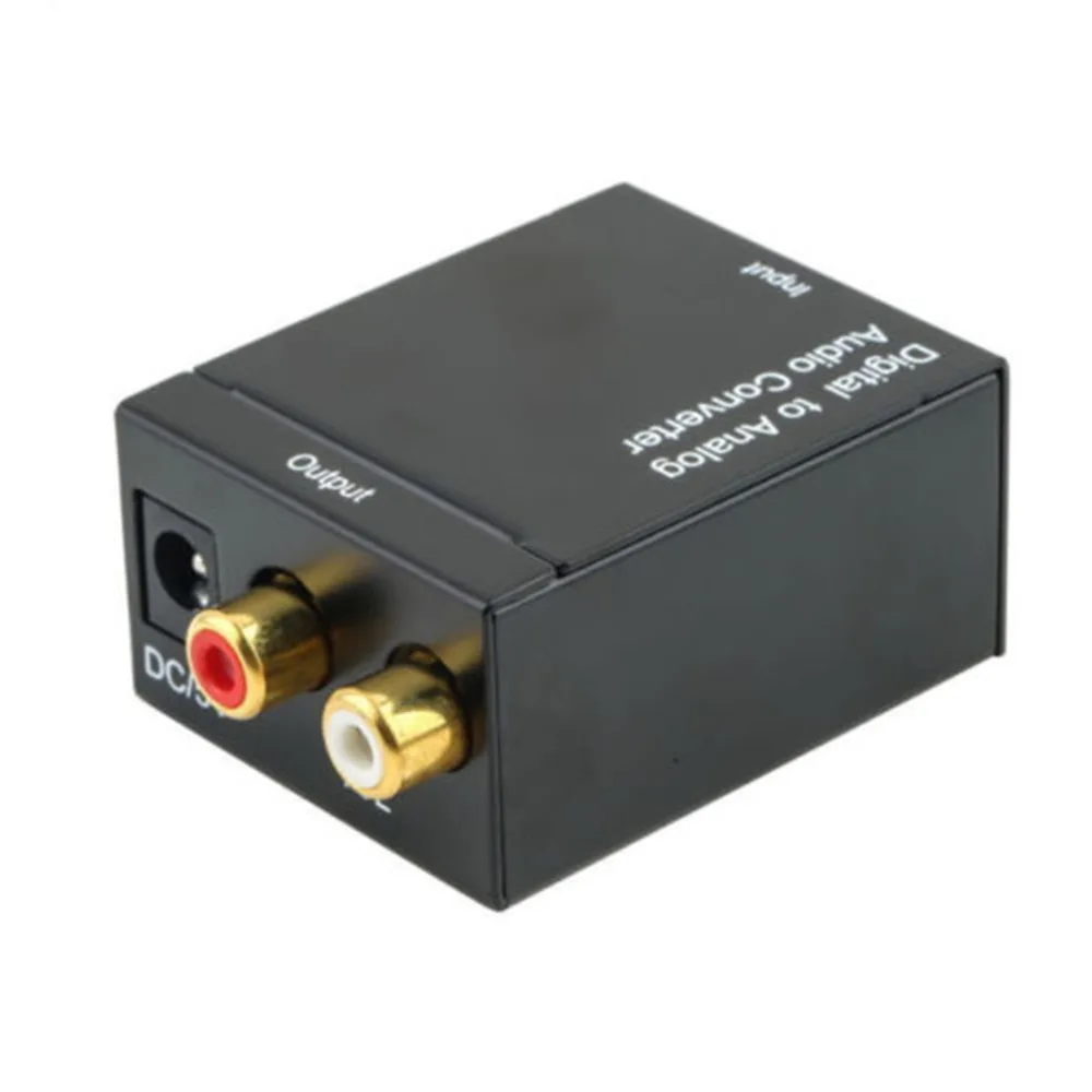 Цифро-аналоговый аудио конвертер Кабель SPDIF волокно коаксиальный RCA сигнал в