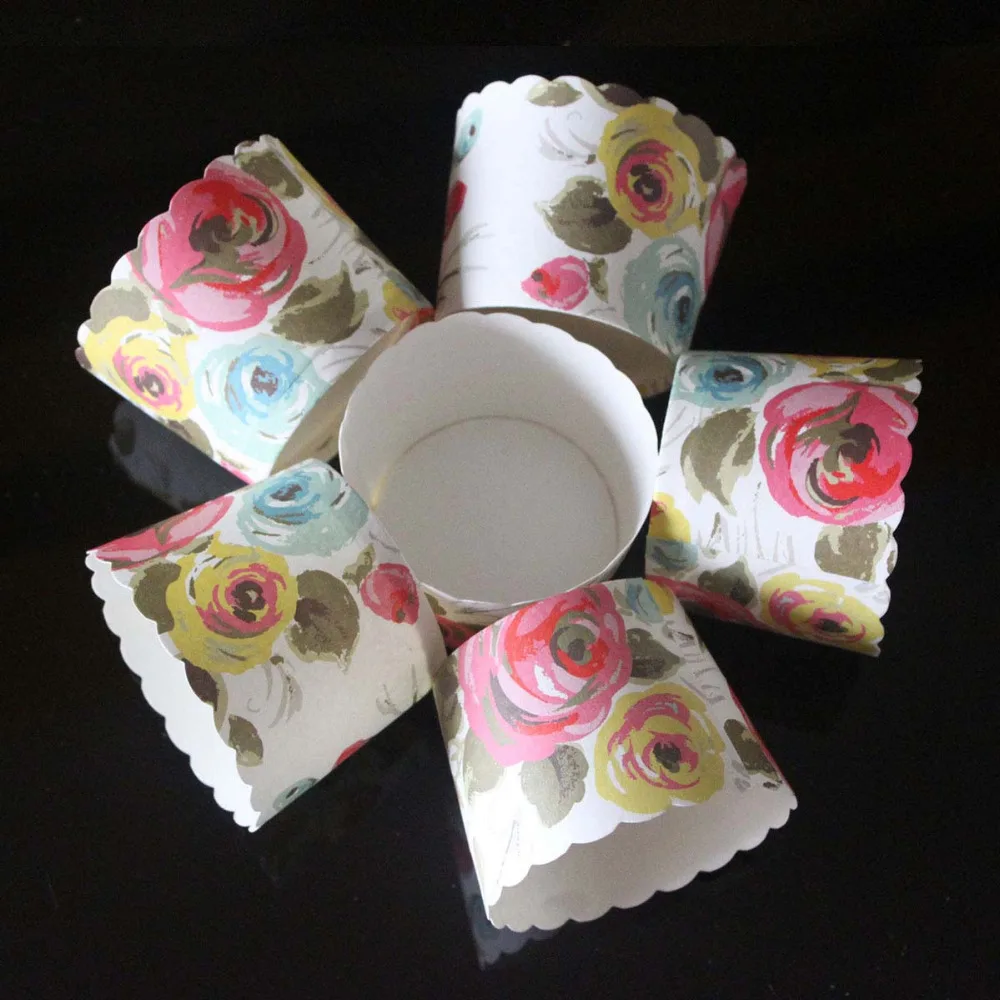 100 шт. Одноразовые Бумажные Формочки для кексов | Дом и сад