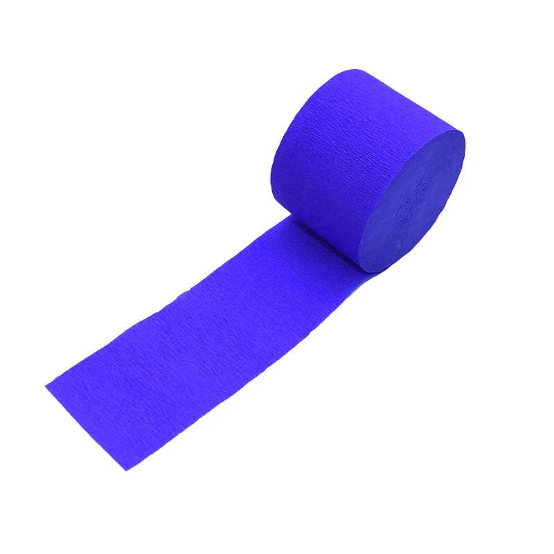 B07 25m*4.5cm Crinkled Origami Crepe Paper DIY Craft Flower Wrinkle Paper Roll Wrapping Gifts Scrapbooking Party Backdrop Decoration - Цвет: B07