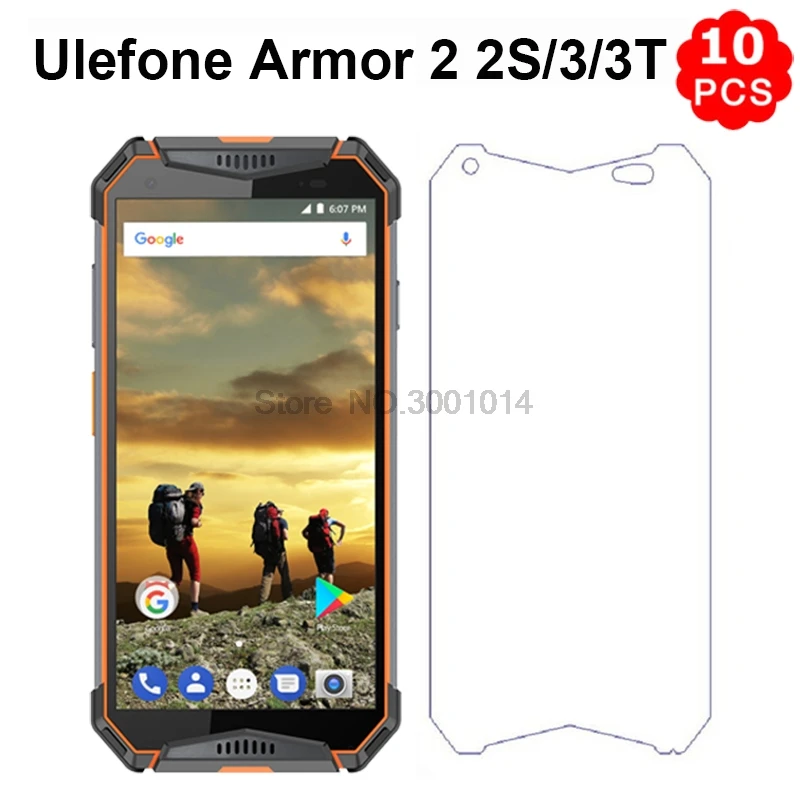 10 шт. защита для экрана телефона Ulefone Armor 2 3 3T закаленное стекло Сверхтонкая