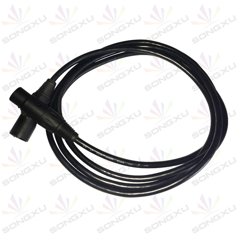 10 шт./лот 2 м длина 3-контактный подключение сигнала DMX кабель для свет этапа