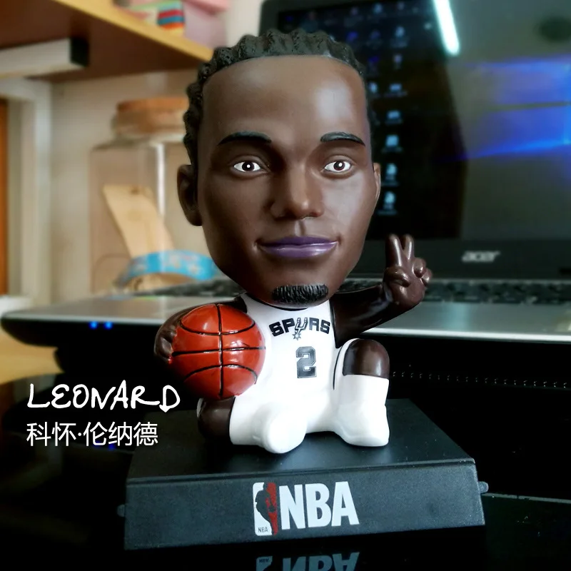 BOZXRX Баскетбол Футбол Звезда мультфильм куклы игрок NBA звезды автомобиль фигурка игрушка автомобиль орнамент аксессуары - Название цвета: 9