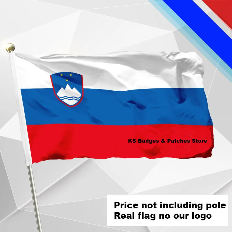 Флаг страны #4 144x96 (3x5FT) #1 288x192 #2 240x160 #3 192x128 #5 96x64 #6 60x40 #7 30x20 KS 0165 C|fly flag|slovenia flagflag slovenia |