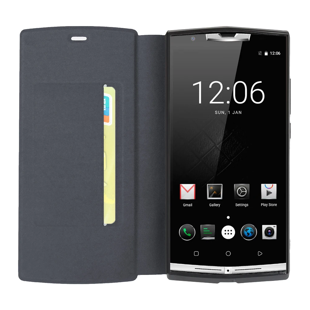 Чехол для Oukitel K10000 Pro 5 &quotK10000Pro тканевый чехол с откидной крышкой и подставкой