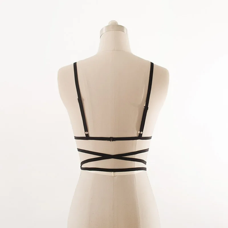 Сексуальное женское белье жгут Кейдж бюстгальтер cupless Для женщин привязного