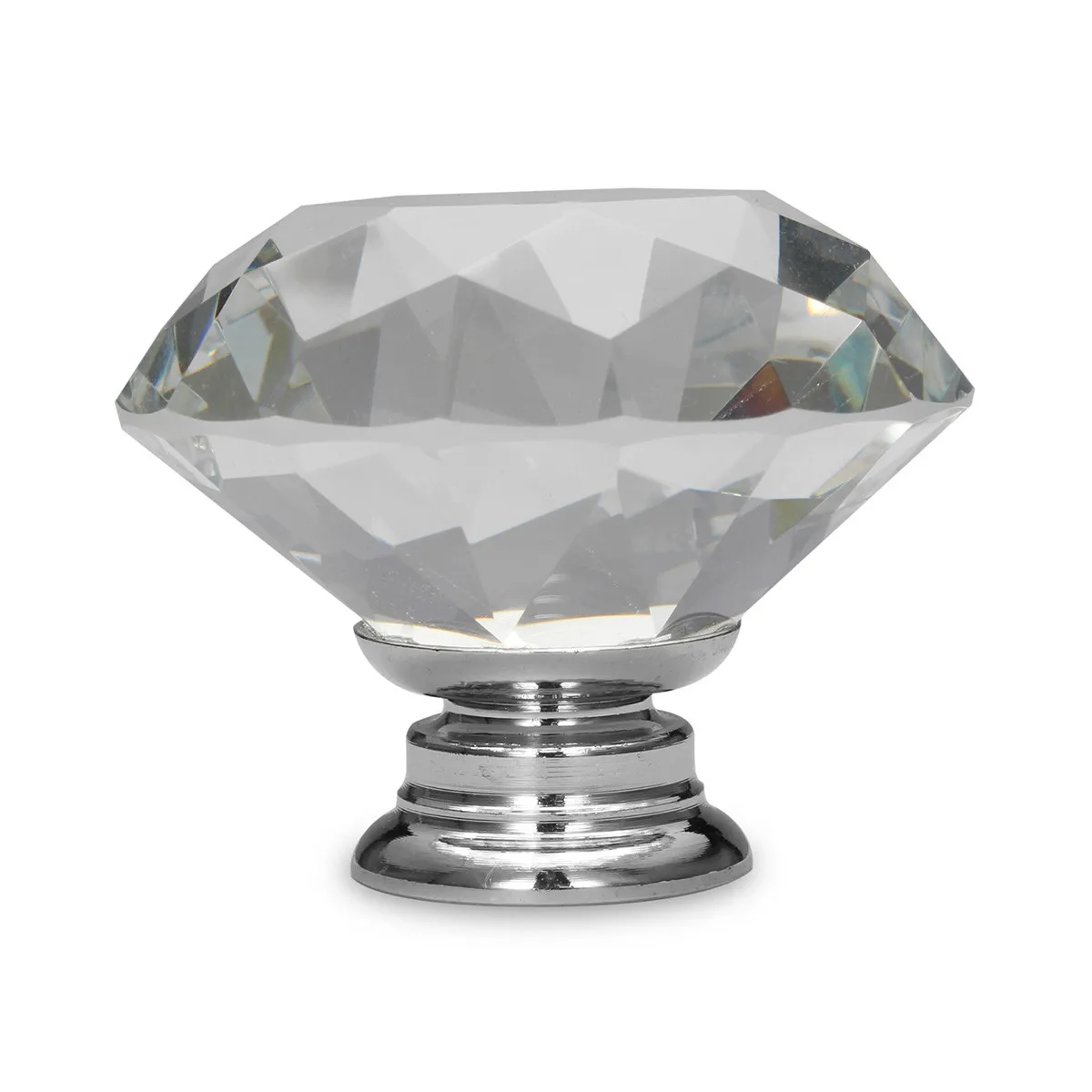 1 MTSPACE 20 30 40 мм Diamond прозрачный кристалл стекло Diamond Cut дверные ручки Кухня ящика шкафа винт Аппаратные средства - Цвет: 1