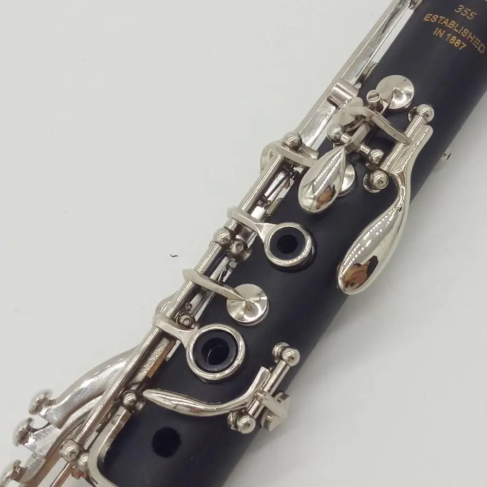 Brand New Japan Matte ABS Resin Bb Clarinet Bakelite Professional Clarinets 355 Mouthpiece Musical Instrument Clarinet Case