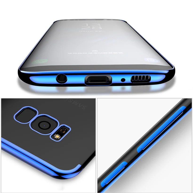 Phone Case For Samsung Galaxy M10 Cases Silicone Plated Fundas M20 S8 S9 Plus S10 Lite Note 8 S6 S7 Edge Covers Capa |