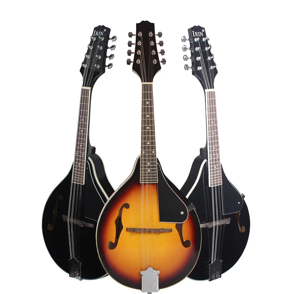A Style 8 String липа мандолин музыкальный инструмент укулеле с палисандр стальная