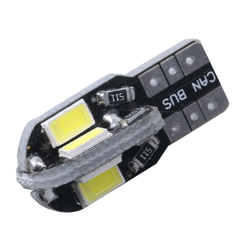 10 шт. T10 W5W 8smd 5630 Светодиодный свет автомобиля CANBUS НЕТ ОВС ОШИБКА Авто Клин лампы 2825