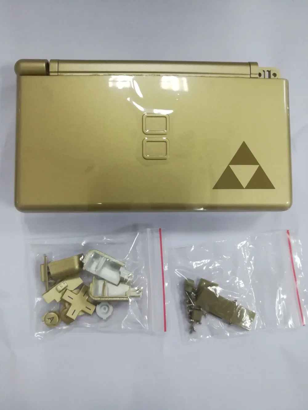Красная оболочка полный комплект корпуса чехол сменный для DS Lite DSL фотоконсоль с