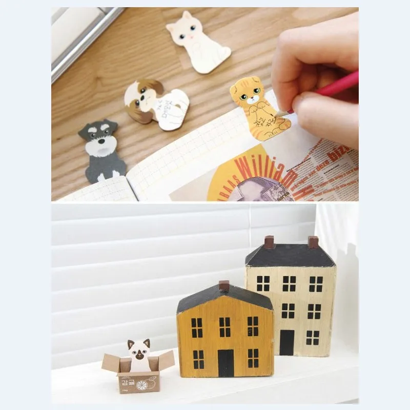 40 штук/кор. милые мини красочные наклейки для кошек Скрапбукинг DIY бумажный пакет