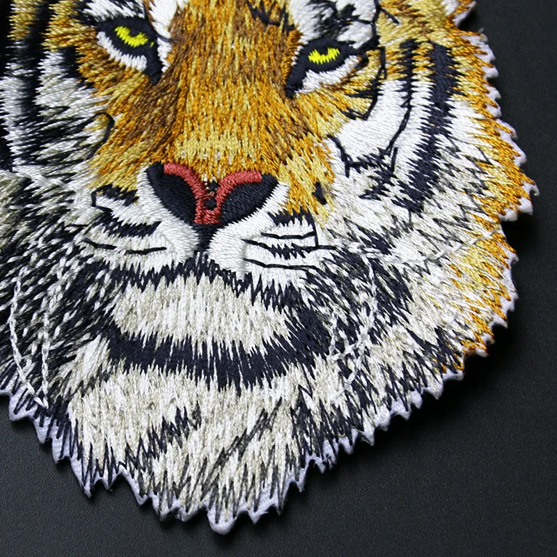 1 шт. вышитые джинсовые нашивки с рисунком тигра|embroidered iron|iron onembroidered iron on |