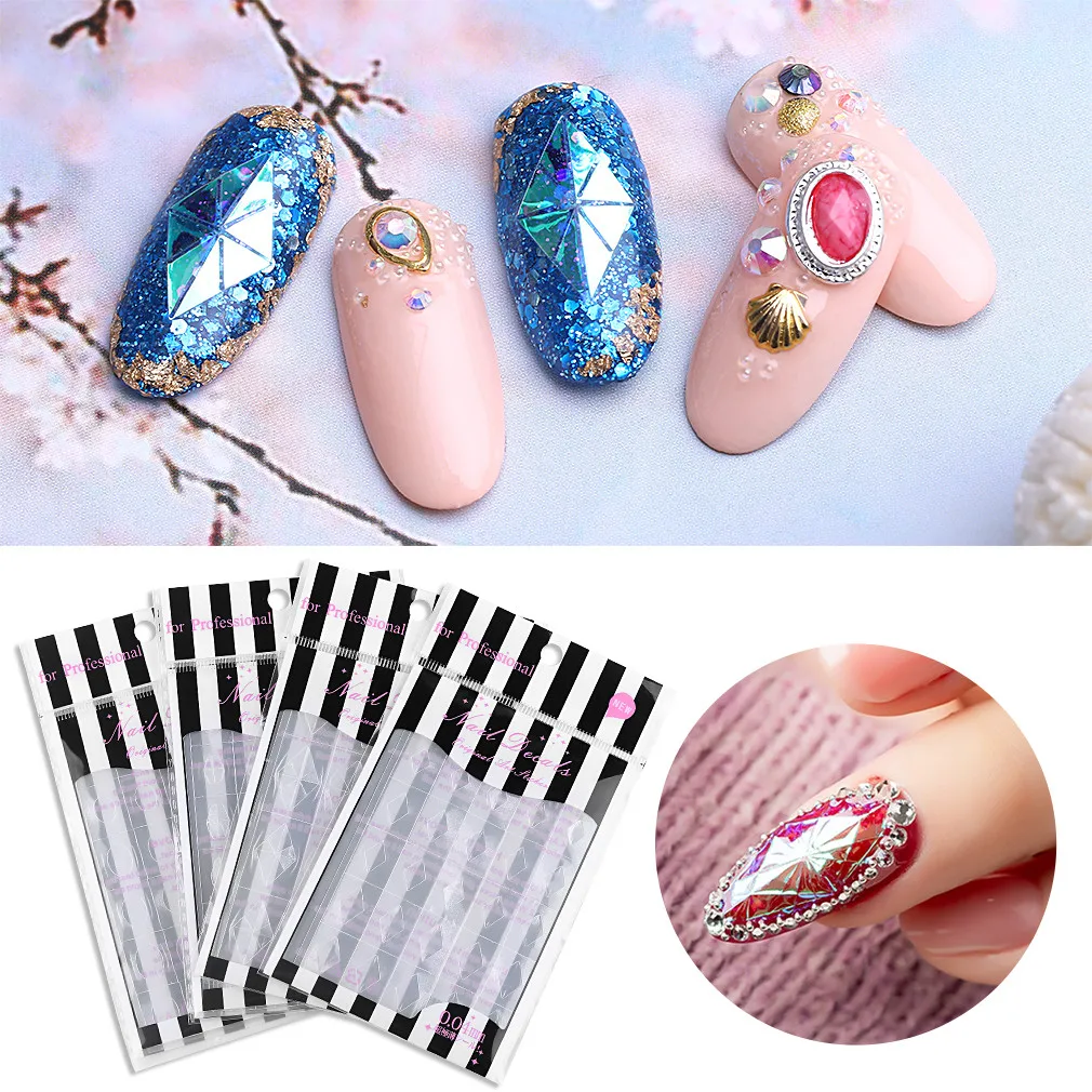 4 шт. переводные наклейки для ногтей с бриллиантами|Стикеры и наклейки| |