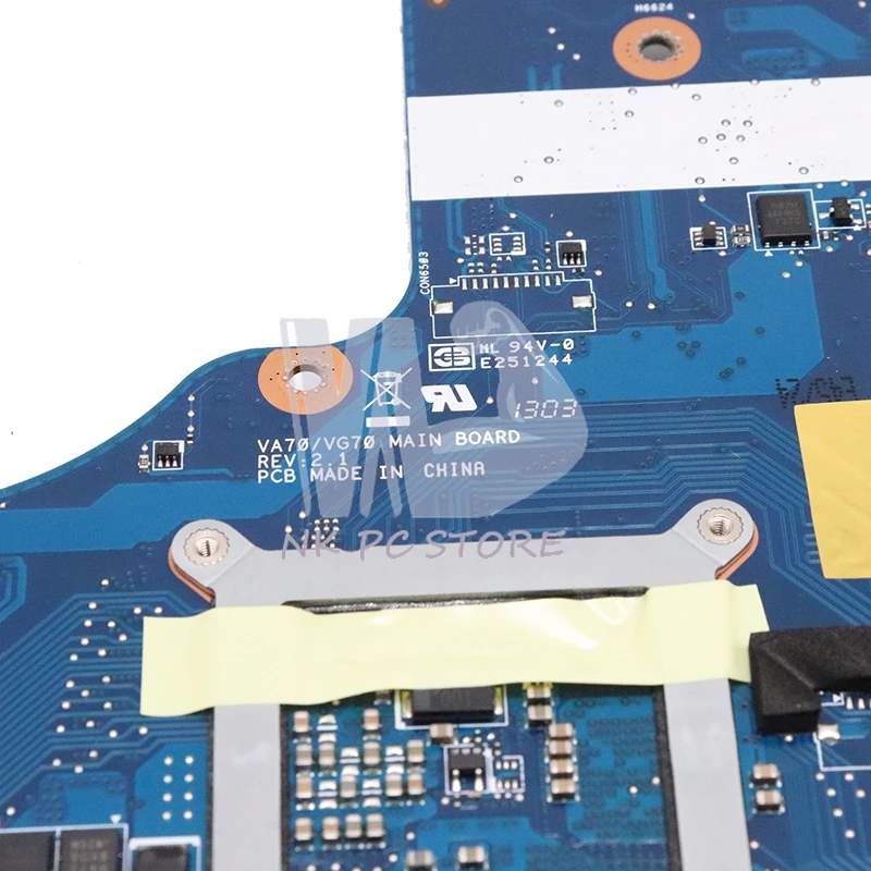 NOKOTION NBM7Q11001 NB.M7Q11.001 VA70 VG70 для Acer ASPIRE материнская плата ноутбука 17 3 дюйма HD4000 GT730M DDR3