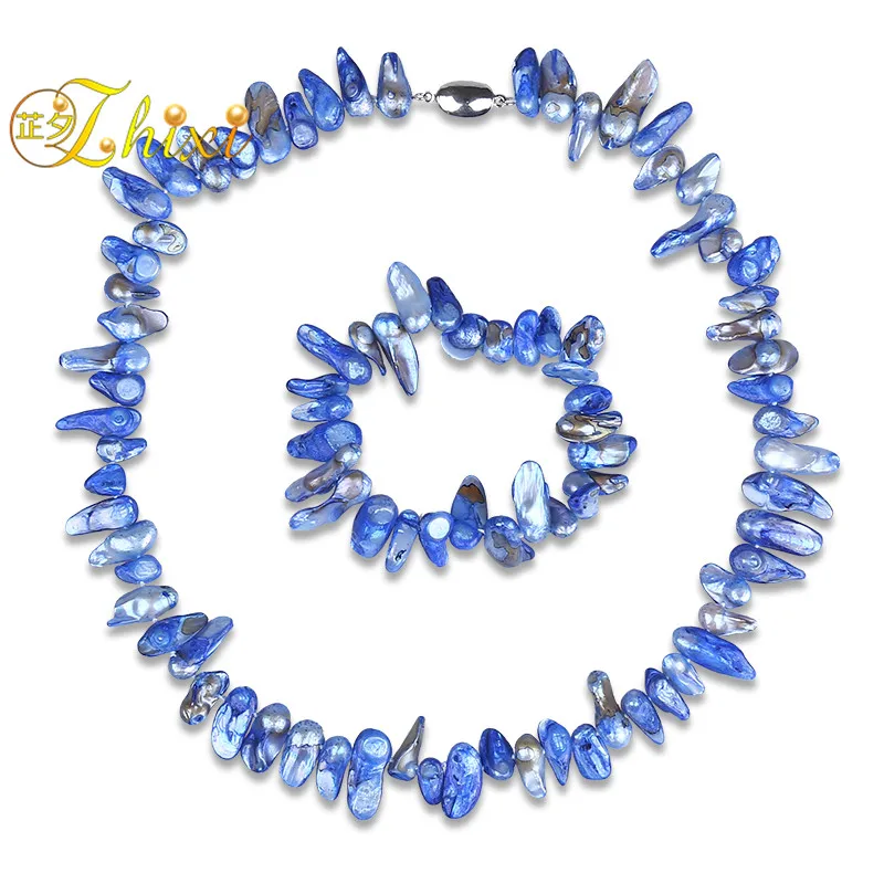 ZHIXI Африканский жемчуг искусственная Свадебная вечеринка натуральный чокер