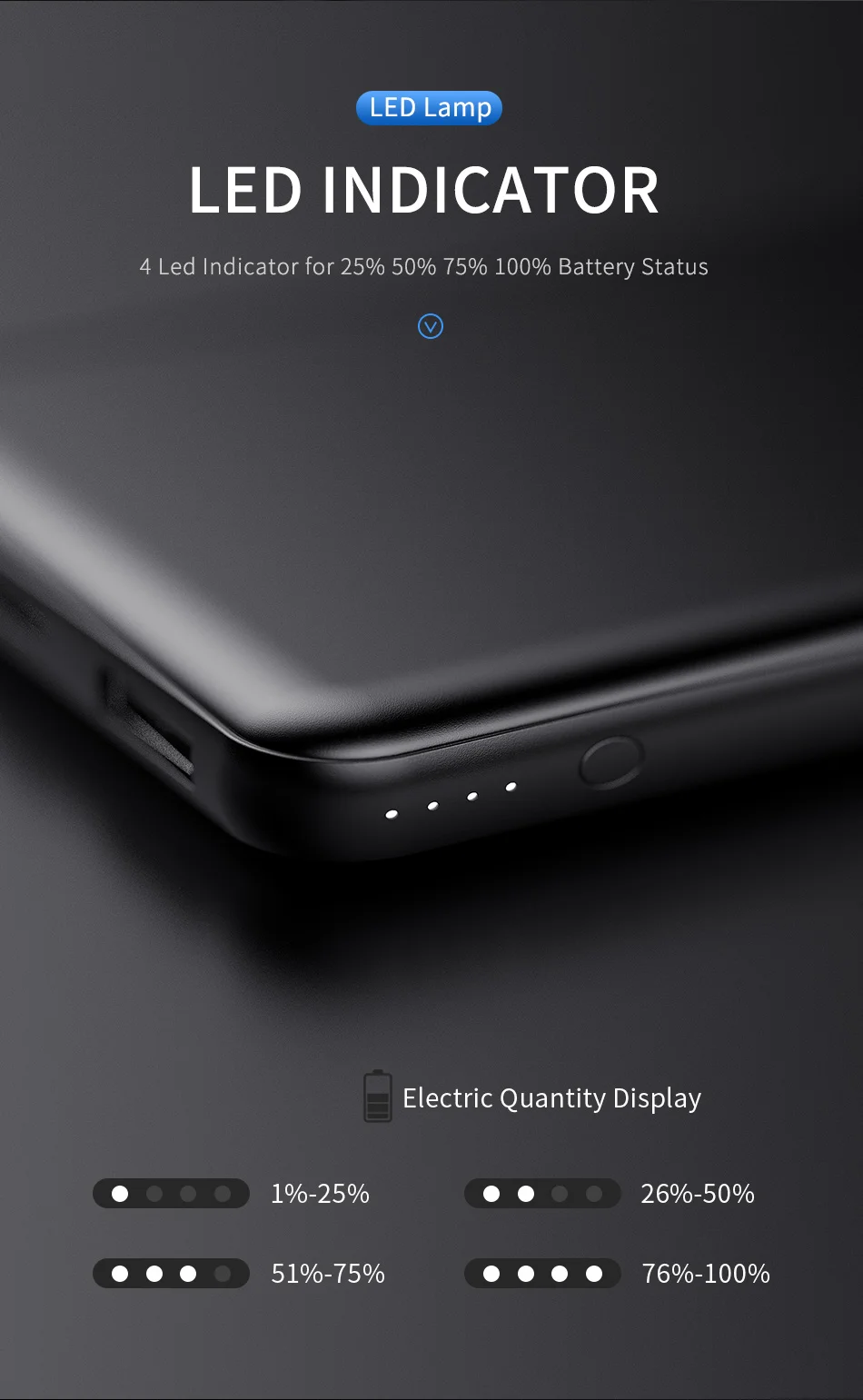 ROCK power Bank Ультратонкий внешний аккумулятор 10000 мАч портативное зарядное устройство Универсальный мобильный телефон внешний аккумулятор для samsung Xiaomi
