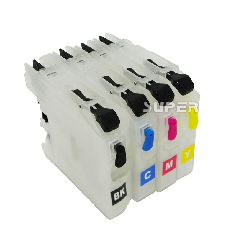 Короткие 123 картриджи пустые для принтера brother J4510DW J4610DW J4710DW с чипами ARC высокого