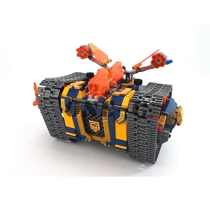 Строительные блоки Axl's Rolling Arsenal 10819 совместимые legoingly nexo Рыцари 72006 кубики