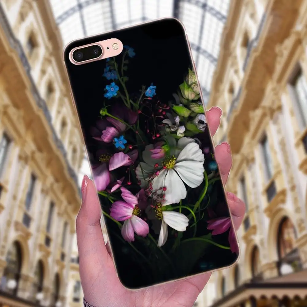 Дизайнерская фиолетовая Цветочная Мандала для Apple iPhone X XS Max XR 4 4S 5 5C 5S SE 6 6S 7 8 Plus
