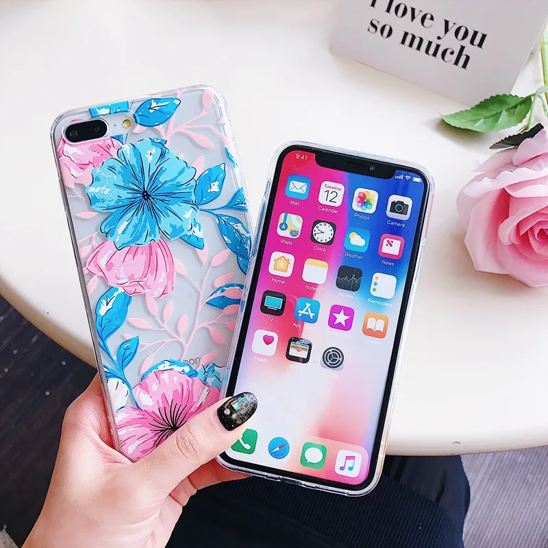 STROLLIFE Ретро Fiowers чехол для телефона iPhoneX XS Max XR экзотический узор мягкий TPU IPhone 8 6S 7
