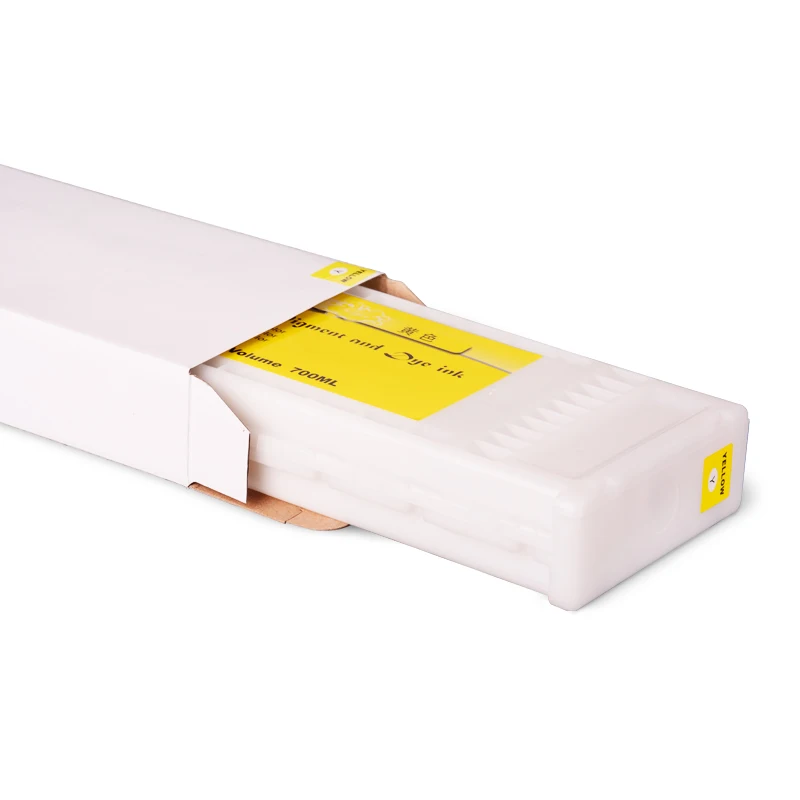 6Colors/Set T7251-T7254 T725A Compatible Ink Cartridge Filled With Garment Ink For Epson SureColor SC-F2000 F2000 F2100 600ML/PC