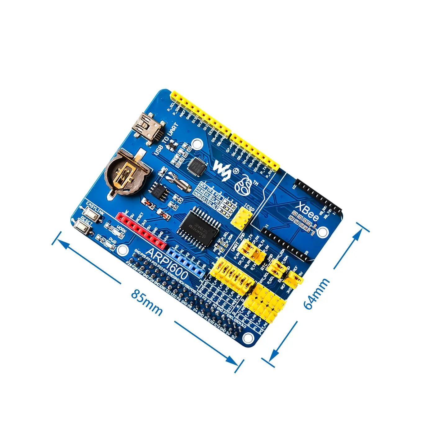 Плата расширения Raspberry Pi 3 A + B 2 поколения B-типа ARPI600 поддерживает экран управления