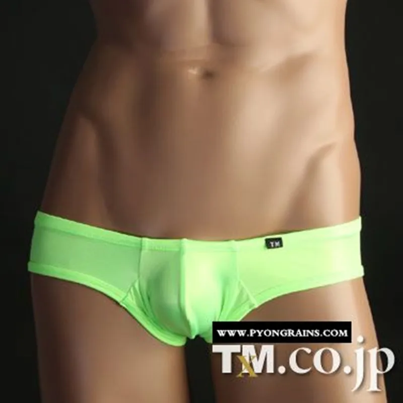 Мужские трусы бикини с низкой посадкой черные короткие брифы сексуальное нижнее