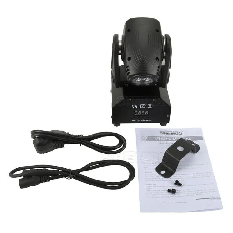 10W Beam Lighting DjWorld Мини Светодиодный точечный светильник 10 Вт светильник ing Профессиональный светильник ing оборудование движущийся головной светильник вечерние диско DJ - Цвет: 10W Beam Lighting