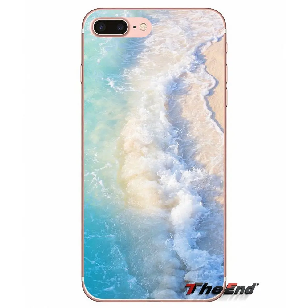 For Samsung Galaxy S2 S3 S4 S5 MINI S6 S7 edge S8 S9 Plus Note 2 3 4 5 8 Coque Fundas Summer Beach Starfish Surfing Girls Case | Мобильные