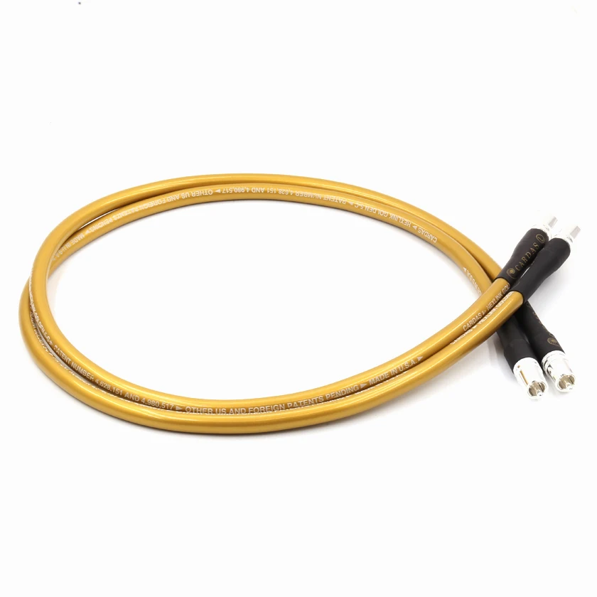 Одна пара 1 м аудиокабелей GOLDEN 5C аудиокабель RCA кабель удлинитель|rca interconnect cable|audio