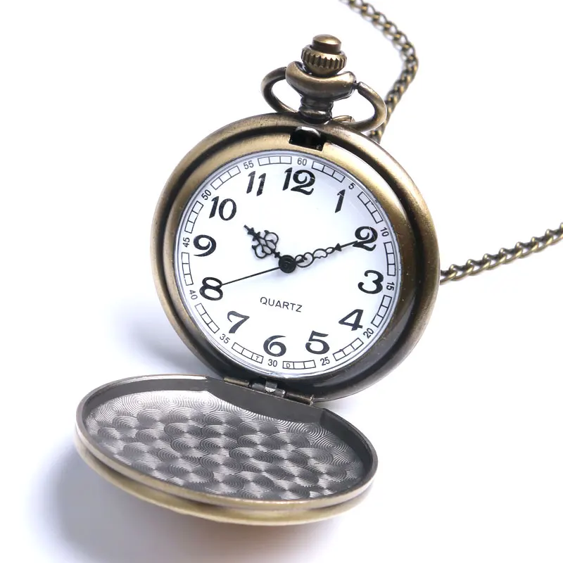 2017 модные карманные часы в китайском стиле с драконом подвеской бронзовое медное